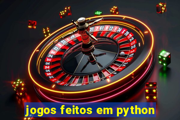 jogos feitos em python